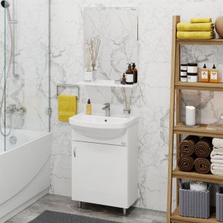 Зеркало Onika Эко 205210 52см белый